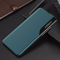 Viedtālruņa apvalks Samsung Galaxy A72 4G zaļš ar statīvu, Eco Leather View Case