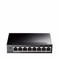 Cudy GS108 network switch Gigabit Ethernet (10/100/1000) melns