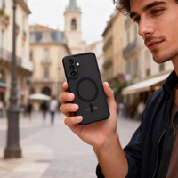 Tech-Protect Magmat MagSafe Maciņš for Samsung Galaxy A57 5G - Semi-caurspīdīgs