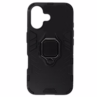 Ring Armor apvalks viedtālrunim iPhone 16 melns