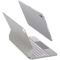 Etui UNIQ Venno Pro Magnetic Smart       z klawiaturą do iPad Pro 11" M4 2024 / M5 2025 balts