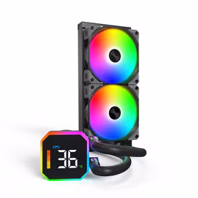 Procesora dzesētājs Montech Hyperflow Digital 240 melns