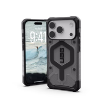 UAG Pathfinder Clear MagSafe Maciņš iPhone 17 Pro - Gray/Melns