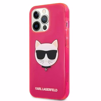 KARL LAGERFELD KLHCP13LCHTRP IPHONE 13 PRO / 13 6.1 "rozā / rozā maciņš GLITTER CHOUPETTE FLUO
