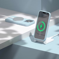 Etteri Silikona mag futrālis iPhone 15 6,1" gaiši zils