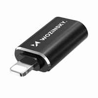 Wozinsky WALC-01 Lightning uz USB-C adapteris – melns