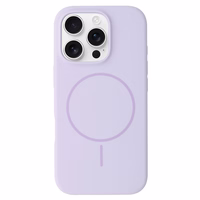 Magsafe Slim Silicone maciņš iPhone 16 Pro Max violets