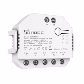 Viedais Wi-Fi slēdzis WiFi Sonoff Dual R3 Lite