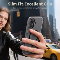 Tech-Protect MagSlim Magnētiskais viedtālruņa apvalks iPhone 17 - matēts melns