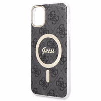 Guess GUHMN61H4STK iPhone 11 6.1" melns/melns cietais apvalks 4G MagSafe