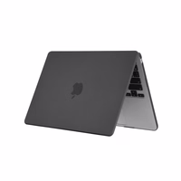 Tech-Protect SmartShell viedtālruņa apvalks MacBook Air 13" M2 / M3 / 2022-2024 - matēts melns