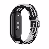 Beline Siksniņa Mi Band 9/8 Textile melns/balts