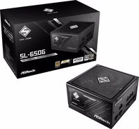 Power supply ASRock STEEL LEGEND 650W 80 Plus zelta (90-UXS065-GFEAAA)