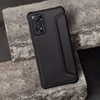 RAZOR grāmatas tipa viedtālruņa apvalks XIAOMI Redmi Note 11 Pro / 11 Pro 5G melns