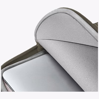 Uniq Cyprus Ridge Edition ūdensizturīgs neoprēna 14" klēpjdatora apvalks - zaļš