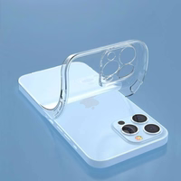 Īpaši caurspīdīgs 1mm viedtālruņa apvalks Samsung Galaxy S25 Ultra caurspīdīgs