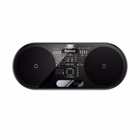 Dual Qi bezvadu lādētājs Baseus Digital LED displejs, 20 W