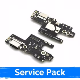 Charging Port Saderīgs ar Xiaomi Redmi Note 7 Ar Flex / Plata Original (Service Pack)