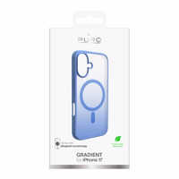 Puro Gradient TPU magnētiskais viedtālruņa apvalks iPhone 17 - zils