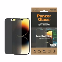 PanzerGlass Classic Fit antibakteriālais privātuma stikls iPhone 14 Pro