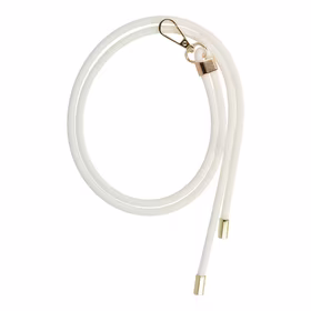 Telefona siksniņa GSN-1 gara silikona balts