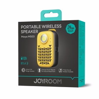 Joyroom Maya JR-MS03 portatīvs Bluetooth skaļrunis ar iebūvētu lukturīti, izturīgs - dzeltens