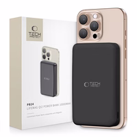 Tech-Protect PB24 LifeMag QI2 MagSafe 10000mAh Portatīvais lādētājs (m) - melns
