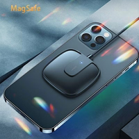 USAMS Bezvadu lādētājs US-CD159 magnetic W1 15W Extra-thin iPhone 12 series melns CD159DZ01