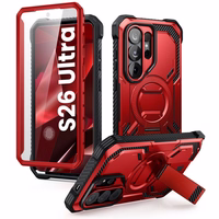 Supcase ArmorBox Mag MagSafe Maciņš for Samsung Galaxy S26 Ultra - sarkans and melns