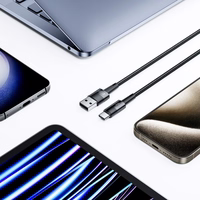 Tech-Protect UltraBoost USB-C / USB-C kabelis 66W 6A 1m - pelēks