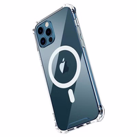 TEL PROTECT MagSilicone viedtālruņa apvalks Iphone 13 Pro Max caurspīdīgs