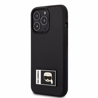 Karl Lagerfeld Ikonik Patch apvalks iPhone 13 Pro Max - melns