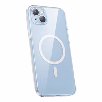 Baseus Crystal Series Magnētiskais apvalks iPhone 14 Plus + temperētais stikls