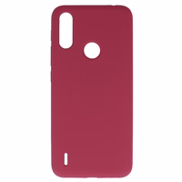 Viedtālruņa apvalks silikona Lite Motorola Moto E7 Power/E7i Power (m) - bordo (m)
