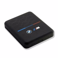 BMW M Collection MagSafe 15W 3000mAh indukcijas portativais ladetajs - Melns