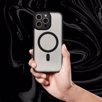 VARIETE MAG COVER Viedtālruņa apvalks saderīgs ar Magnētisko IPHONE 15 PRO melns