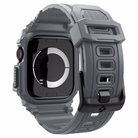 Spigen Rugged Armor apvalks Apple Watch 10 46mm pulkstenim - pelēks
