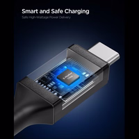 Spigen Essential EB24012CC USB-C / USB-C 240W 120 cm kabelis - melns