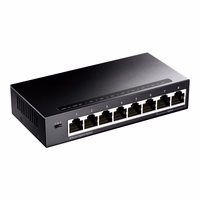 Cudy GS108 network switch Gigabit Ethernet (10/100/1000) melns