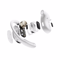 SHOKZ OpenFit Air, weiss Headset Wireless Ear-hook Calls/Music/Sport/Everyday Bluetooth balts