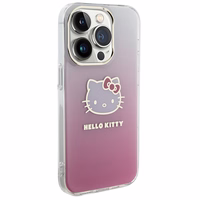 Hello Kitty IML gradienta elektrop kaķa galvas viedtālruņa apvalks iPhone 13 Pro / 13 - rozā
