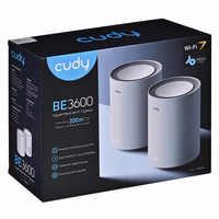 Cudy M3600 Dual-band (2.4 GHz / 5 GHz) Wi-Fi 7 (802.11be) balts 3 Internal