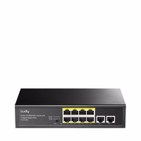Cudy FS1010PG network switch Fast Ethernet (10/100) Power over Ethernet (PoE) melns