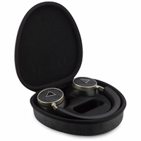 Guess 4G Triangle Logo Bluetooth ENC austiņas uz ausīm melns