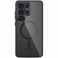 Tech-Protect Magmat MagSafe Maciņš for Samsung Galaxy S26 Ultra - caurspīdīgs melns