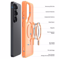 Korpuss Dux Ducis Yind Magnētiskais statīvs Samsung S948 S26 Ultra oranžs