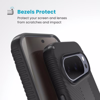 Speck Presidio2 Grip Magnet - Google Pixel 10 / Google Pixel 10 Pro maciņš (melns/Slate pelēks)