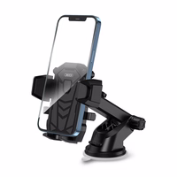 XO auto turētājs C76 melns ar piesūcekni