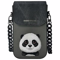 Nimmy Big Eyed Pet 2.0 Panda telefona soma - melns