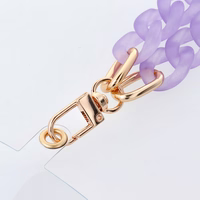 PANAMA LONG tālruņa siksniņa, piekariņš / auklas garums 80 cm (40 cm cilpā) / uz kakla – violets